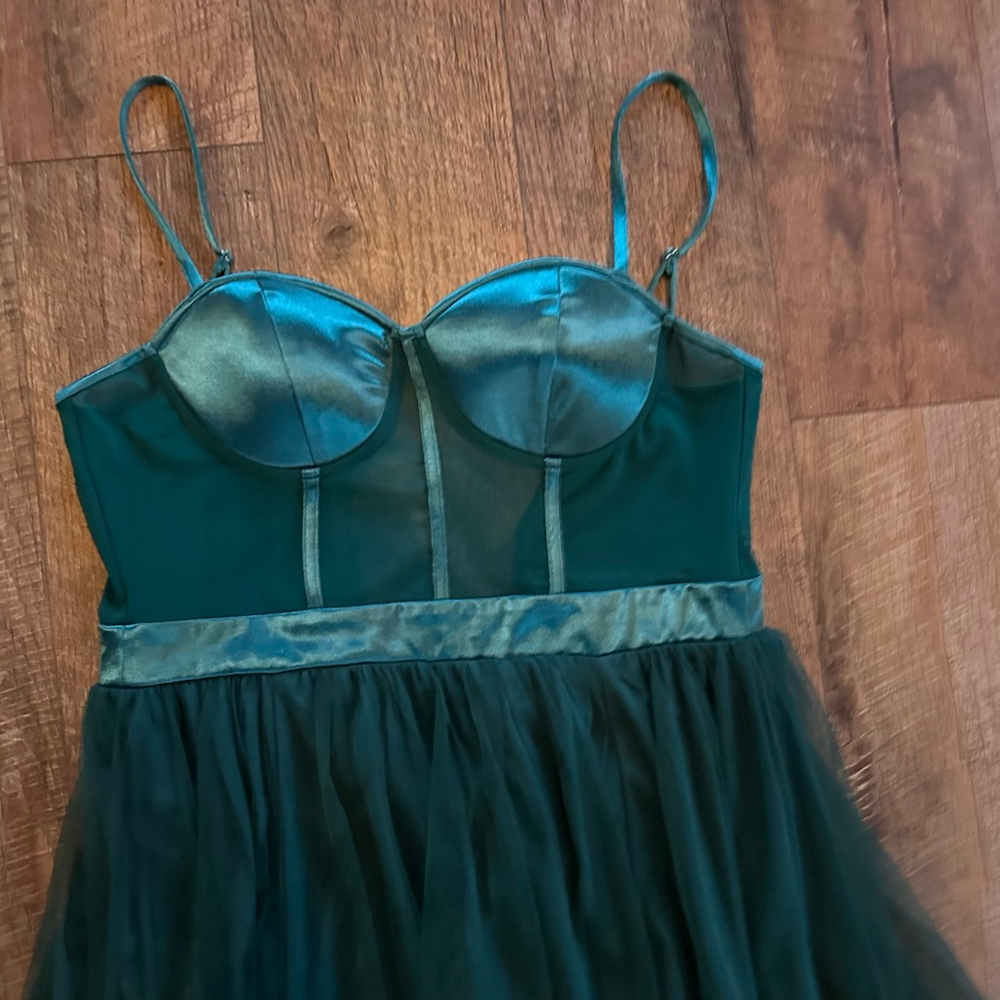 Women's Green Maxi Dress L - Picture 4 of 11